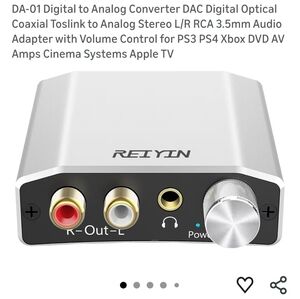 Silver Digital to Analog Converter with Volume Control